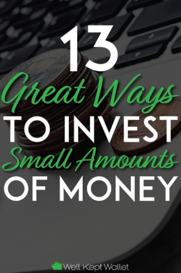 how to invest small amount of money