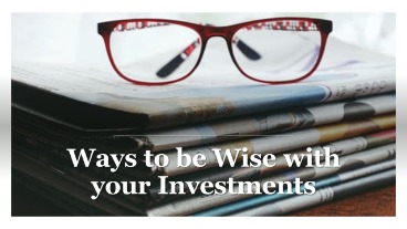 ways to invest